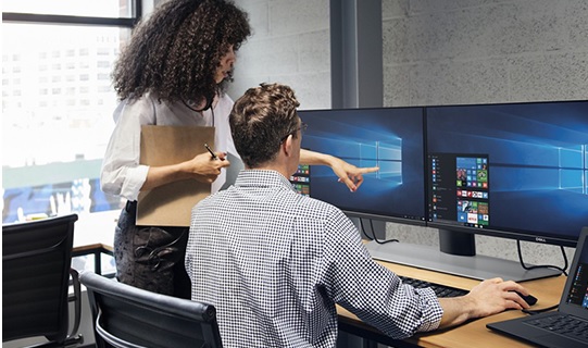 PC/タブレット デスクトップ型PC デュアルモニターで作業効率大幅に向上！ | Dell eカタログサイト
